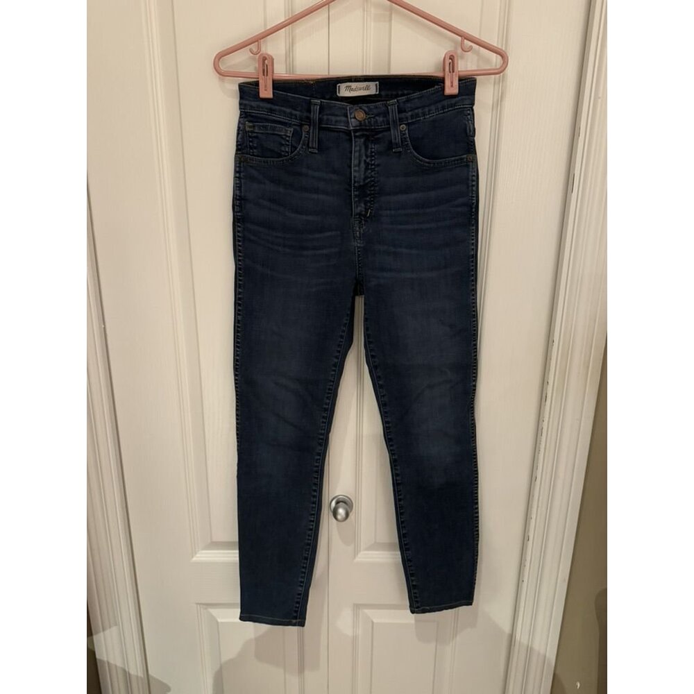 EUC Madewell 10" high rise skinny jeans